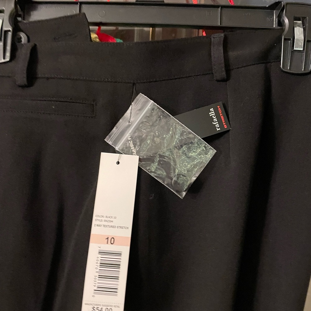 NWT Rafaella black dress pants size 10 brand new with tags